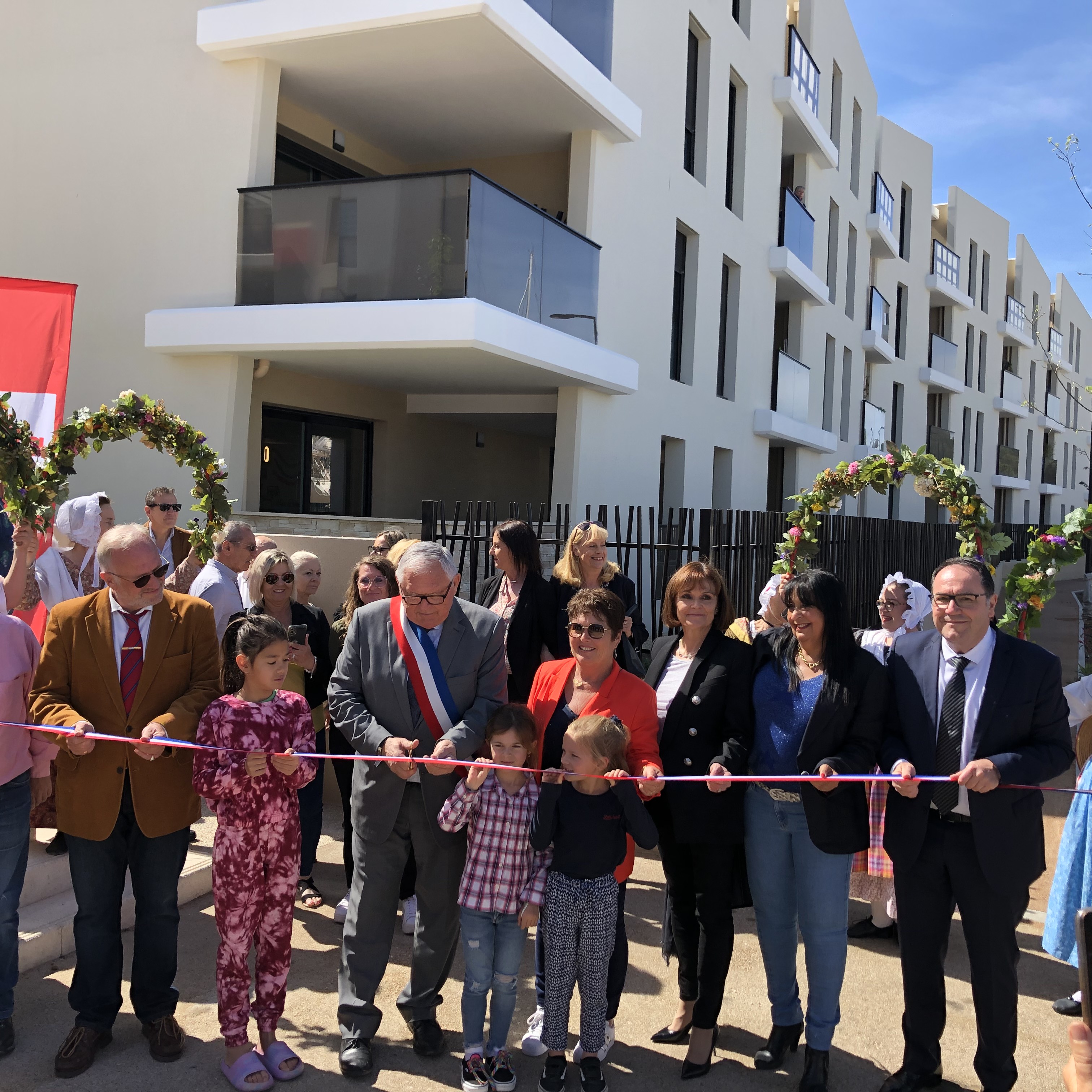 Inauguration les Voiles résidence intergénérationnelle Erilia à Saint-Mandrier